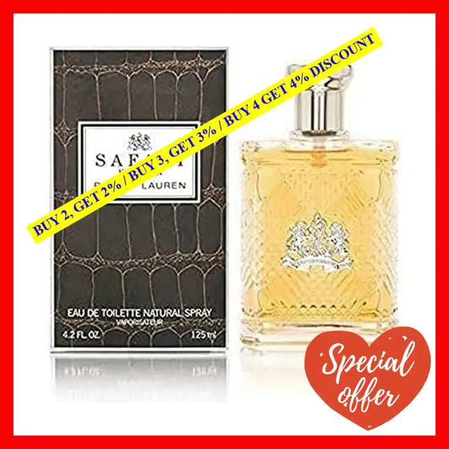 Safari By Ralph Lauren For Men - 4.2 Oz Edt Spray