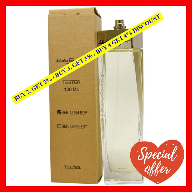 Salvatore Ferragamo By For Women - 3.3 Oz Edp Spray (Tester)