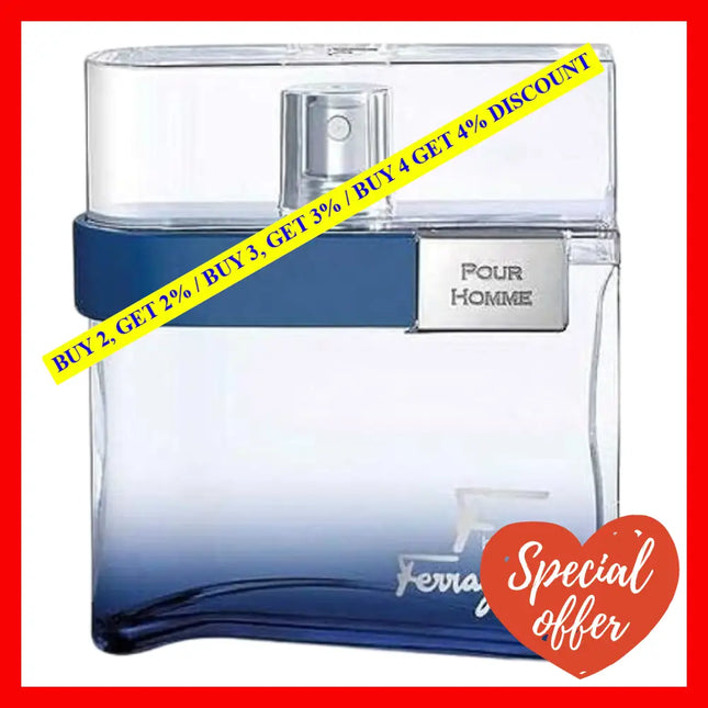 Salvatore Ferragamo Free Time For Men Eau De Toilette For Ml Spray 3.4 Oz / 100