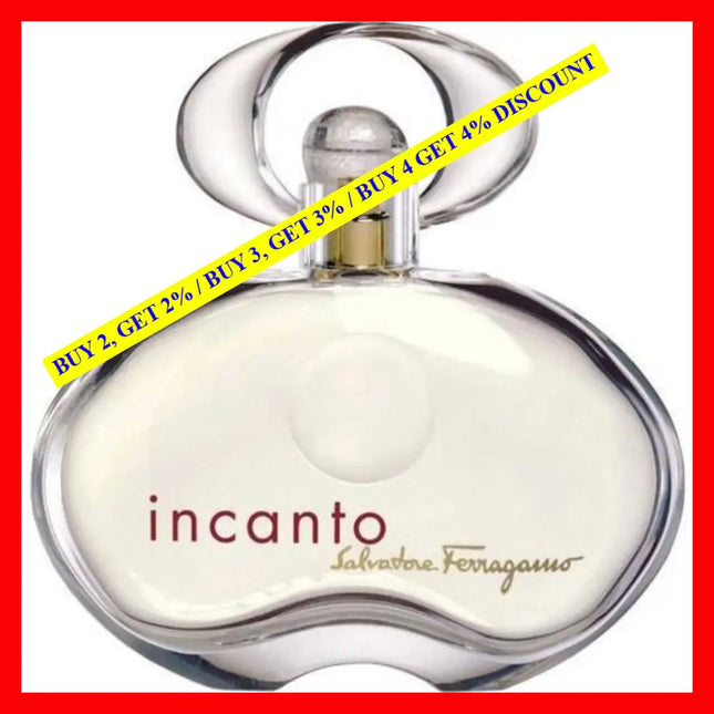 Salvatore Ferragamo Incanto For Women Eau De Parfum Ml Spray 3.4 Oz / 100 Ml