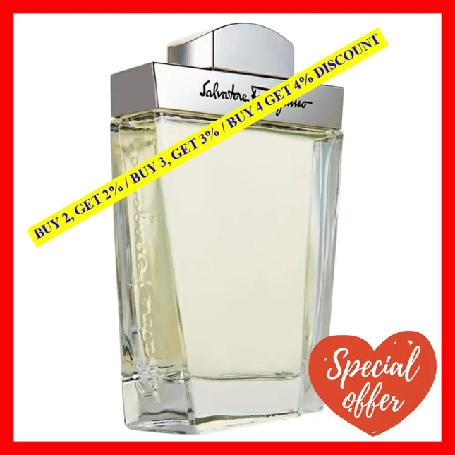 Salvatore Ferragamo Pour Homme For Men Eau De Toilette Ml Spray Unisex 3.4 Oz / 100