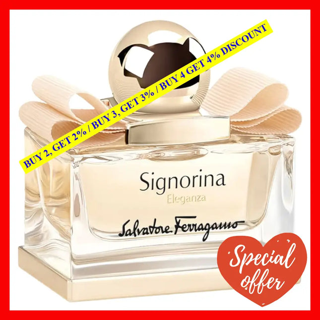 Salvatore Ferragamo Signorina Eleganza Perfume Eau De Parfum Spray 1.7 Oz 50 Ml For Women
