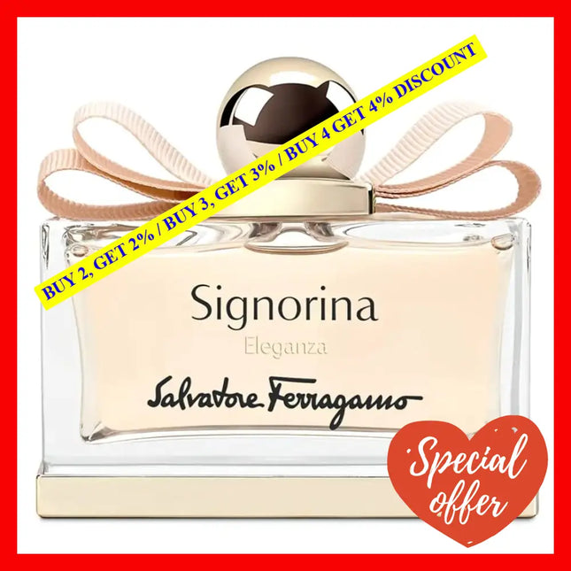 Salvatore Ferragamo Signorina Eleganza Perfume Eau De Parfum Spray (Tester) 3.4 Oz For Women / 100