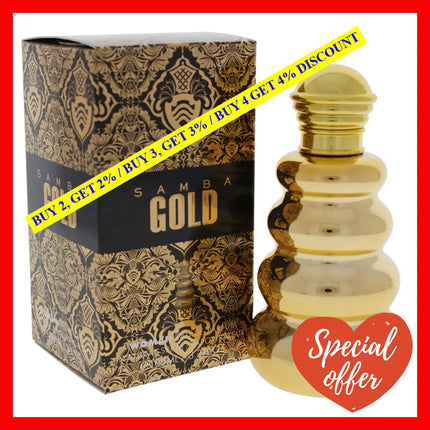 Samba Gold By Perfumers Workshop For Women - 3.3 Oz Edp Spray