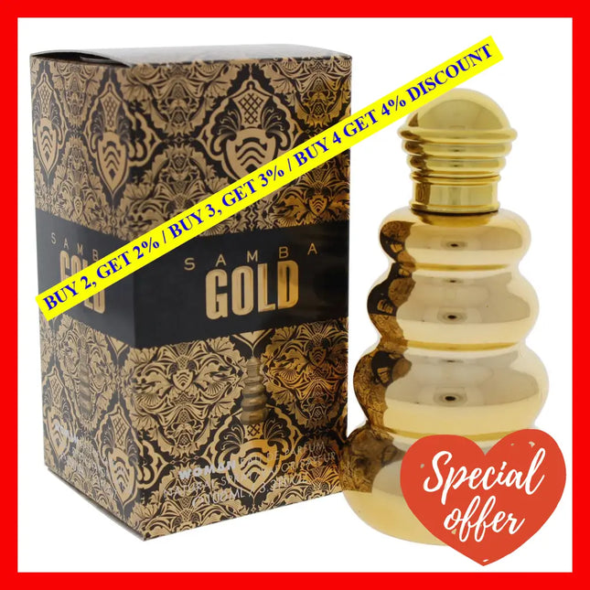 Samba Gold By Perfumers Workshop For Women - 3.3 Oz Edp Spray