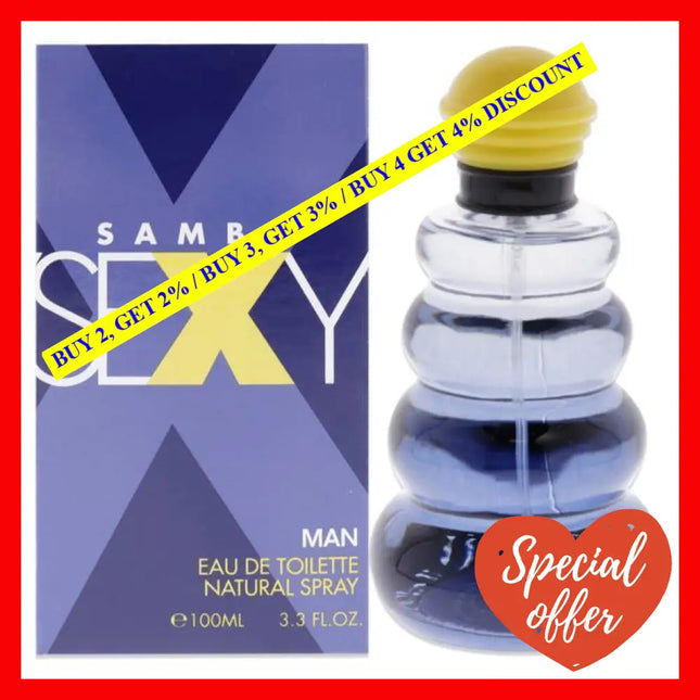 Samba Sexy By Perfumers Workshop For Men - 3.3 Oz Edt Spray