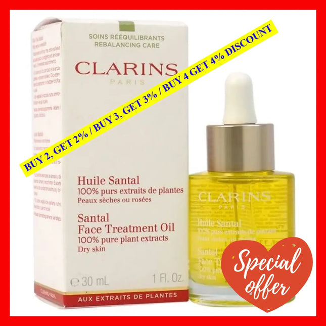 Santal Face Treatment Oil - Dry Skin By Clarins For Unisex 1 Oz