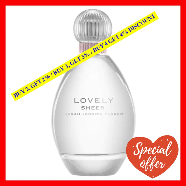 Sarah Jessica Parker Lovely Sheer Perfume Eau De Parfum Spray Ml For Women 3.4 Oz / 100