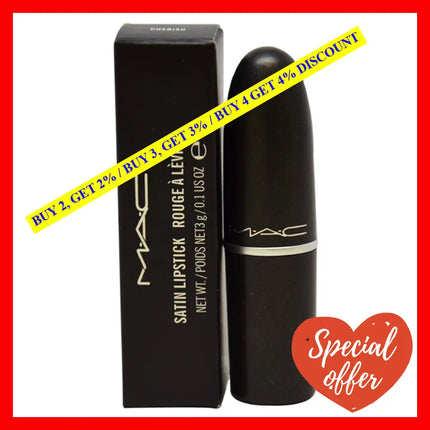Satin Lipstick - 804 Cherish By Mac For Women 0.1 Oz