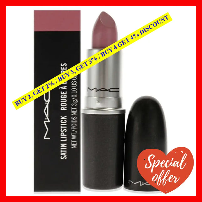 Satin Lipstick - Snob By Mac For Women 0.1 Oz