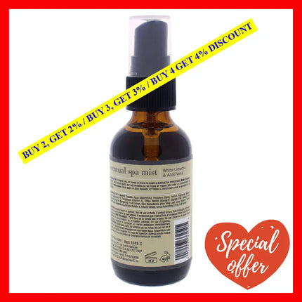Scentual Spa Mist - White Limetta And Aloe Vera By Cuccio Naturale For Unisex 2 Oz