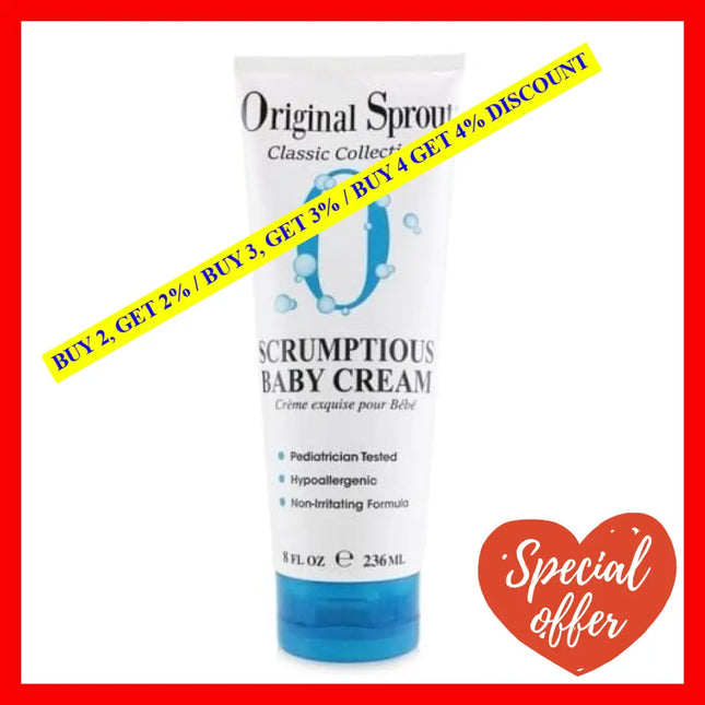 Scrumptious Baby Cream By Original Sprout For Kids - 8 Oz