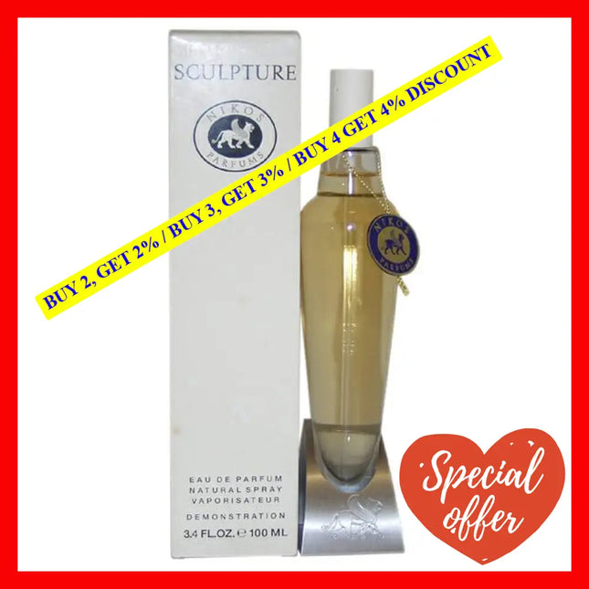 Sculpture By Nikos For Men - 3.4 Oz Edt Spray (Tester)