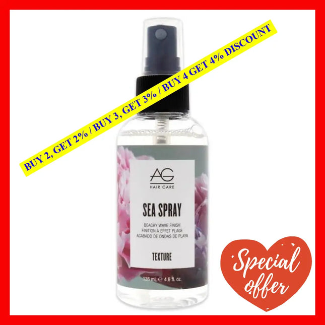 Sea Spray Beachy Wave Finish By Ag Hair Cosmetics For Unisex - 4.6 Oz