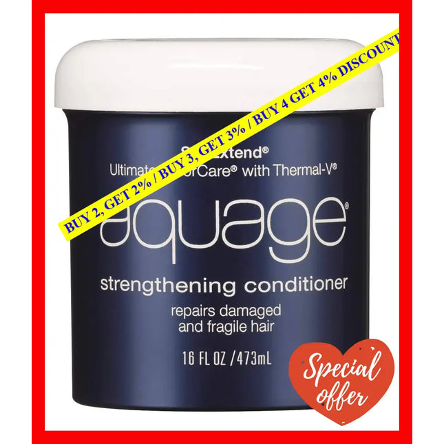 Seaextend Ultimate Colorcare With Thermal-V Strengthening Conditioner By Aquage For Unisex - 16 Oz