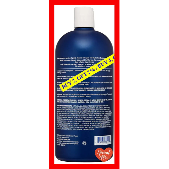 Seaextend Ultimate Colorcare With Thermal-V Strengthening Shampoo By Aquage For Unisex - 33.8 Oz