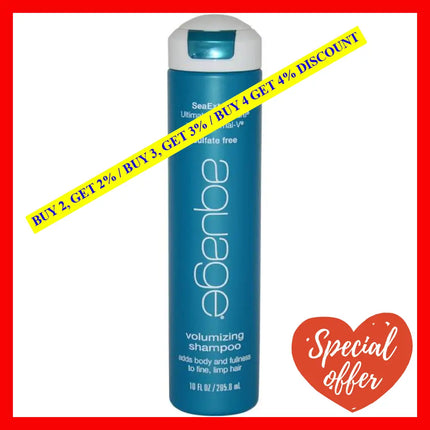 Seaextend Ultimate Colorcare With Thermal-V Volumizing Shampoo By Aquage For Unisex - 10 Oz