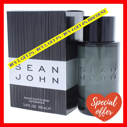 Sean John By For Men - 3.4 Oz Edt Spray