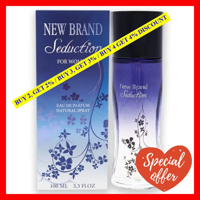 Seduction By New Brand For Women - 3.3 Oz Edp Spray