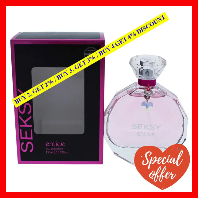 Seksy Entice By For Women - 3.52 Oz Edp Spray