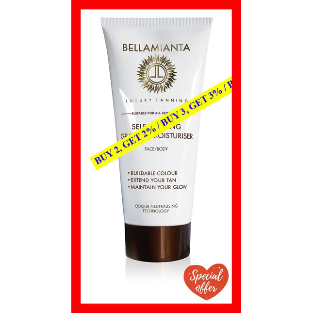 Self Tanning Gradual Moisturiser By Bellamianta For Women - 6.76 Oz Bronzer