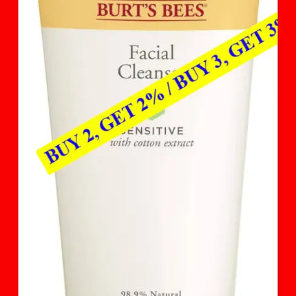 Sensitive Facial Cleanser By Burts Bees For Unisex - 6 Oz