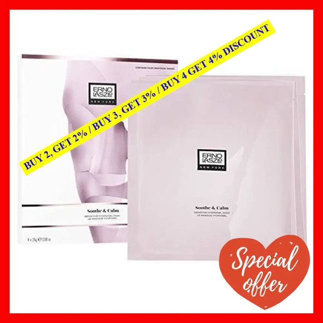 Sensitive Hydrogel Mask By Erno Laszlo For Unisex - 4 X 0.88 Oz