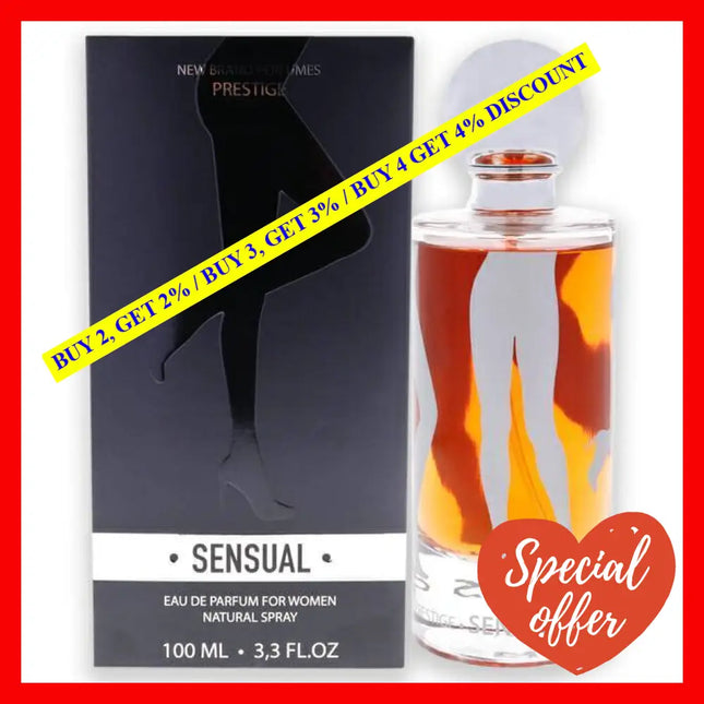 Sensual By New Brand For Women - 3.3 Oz Edp Spray