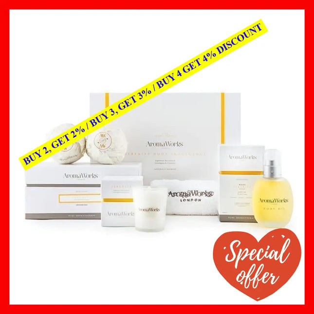 Serenity Body Indulgence Set By Aromaworks For Unisex - 5 Pc 3.4Oz Oil 2.6Oz Candle 2Pcs Duo