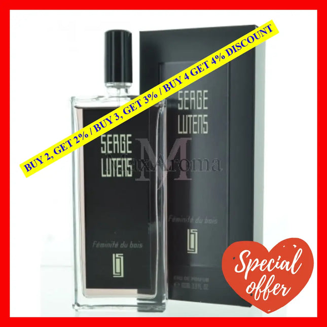 Serge Lutens Feminite Du Bois Perfume Eau De Parfum 3.4 Oz 100 Ml Spray