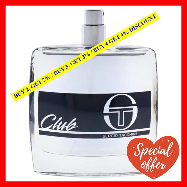 Sergio Tacchini Club Intense By For Men - 3.3 Oz Edt Spray (Tester)