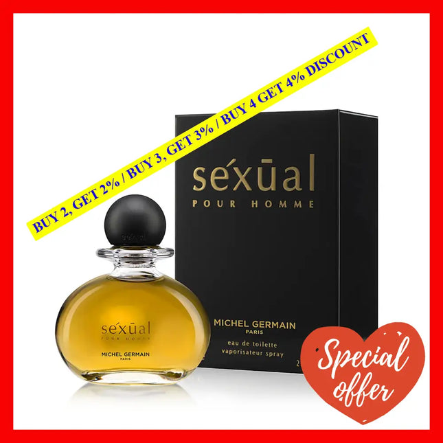 Sexual By Michel Germain For Men - 2.5 Oz Edt Spray