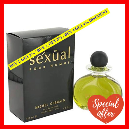 Sexual By Michel Germain For Men - 4.2 Oz Edt Spray