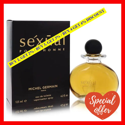 Sexual By Michel Germain For Men - 4.2 Oz Edt Spray