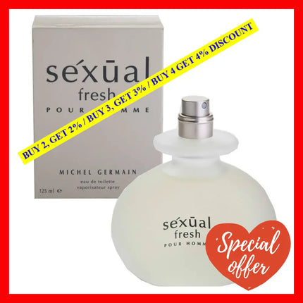 Sexual Fresh By Michel Germain For Men - 4.2 Oz Edt Spray