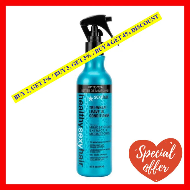 Sexyhair Healthy Tri-Wheat Leave-In Conditioner 8.5 Oz