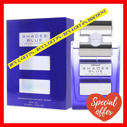 Shades Blue By Armaf For Men - 3.4 Oz Edt Spray