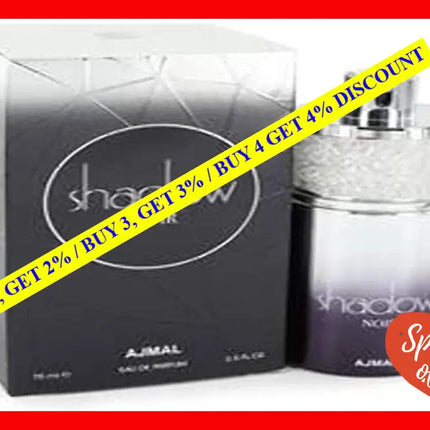 Shadow Noir By Ajmal For Women - 2.5 Oz Edp Spray