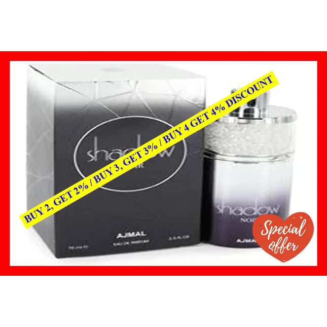 Shadow Noir By Ajmal For Women - 2.5 Oz Edp Spray