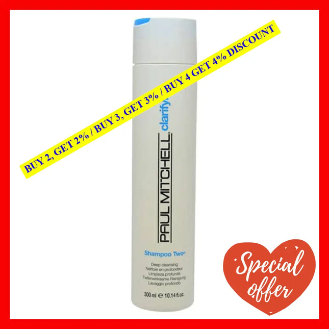 Shampoo Two By Paul Mitchell For Unisex - 10.14 Oz
