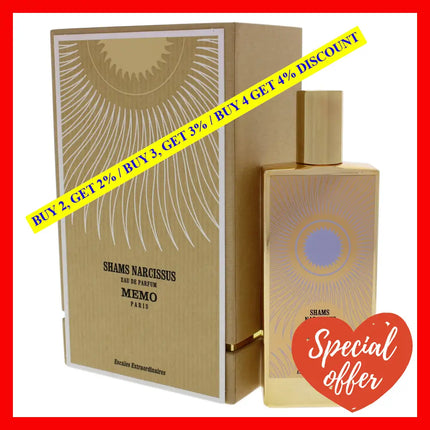Shams Narcissus By Memo Paris For Unisex - 2.53 Oz Edp Spray