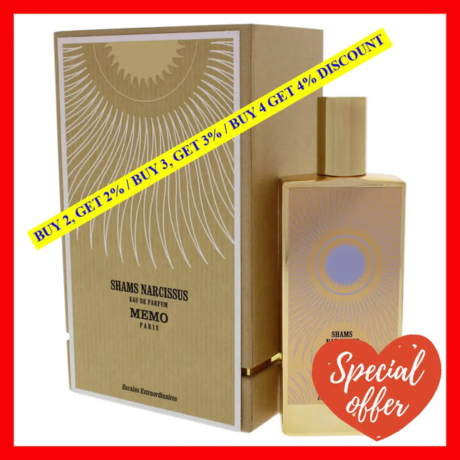 Shams Narcissus By Memo Paris For Unisex - 2.53 Oz Edp Spray
