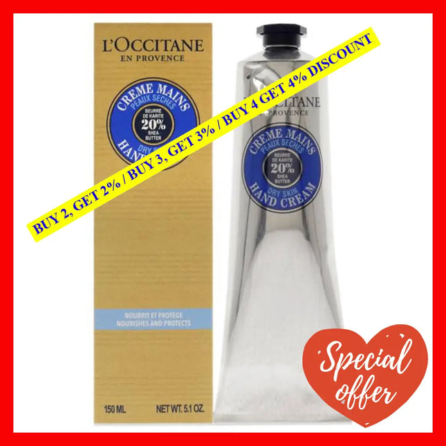 Shea Butter Hand Cream - Dry Skin By Loccitane For Unisex 5.1 Oz