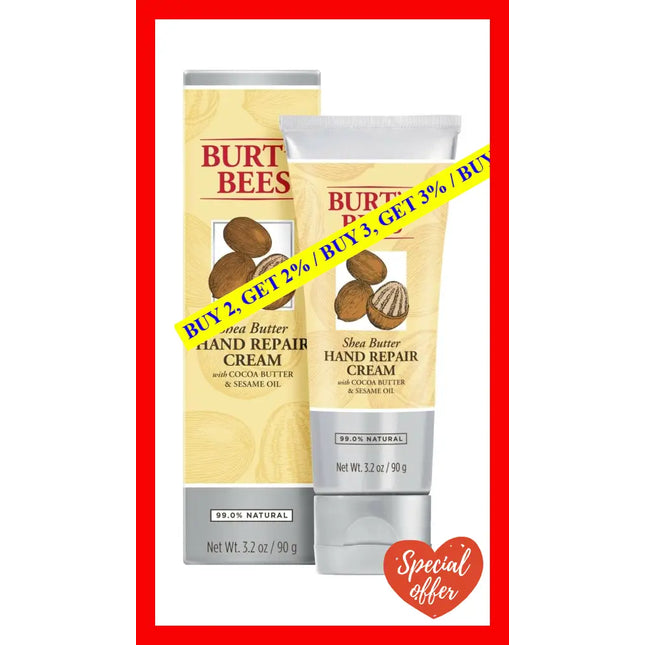 Shea Butter Hand Repair Cream By Burts Bees For Unisex - 3.2 Oz