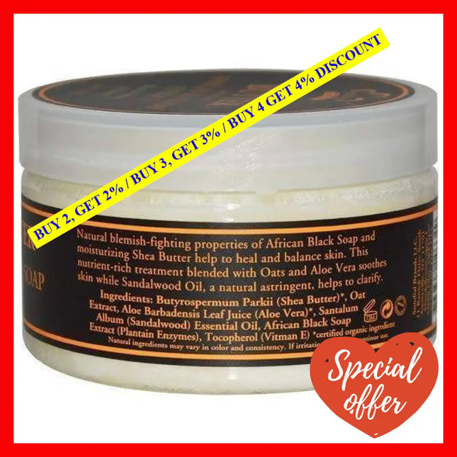 Shea Butter Infused With African Black Soap Extract By Nubian Heritage For Unisex - 4 Oz Lotion