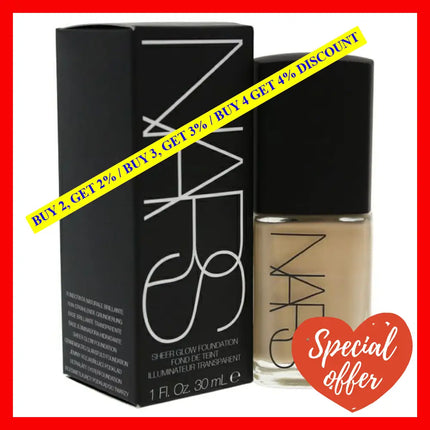 Sheer Glow Foundation - # 03 Gobi/Light By Nars For Women 1 Oz