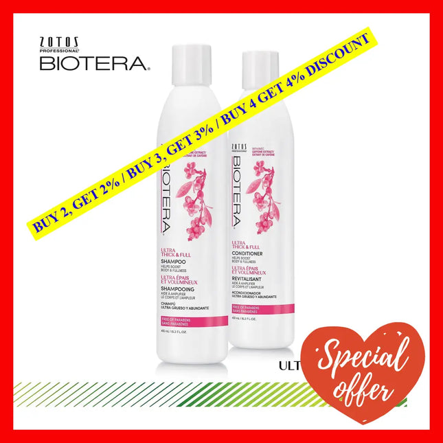 Sheer Volume Shampoo By Biotera For Women - 15.2 Oz