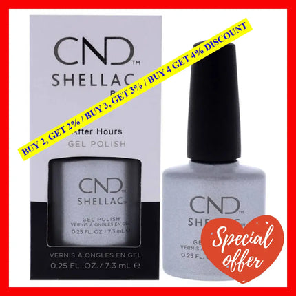 Shellac Nail Color - After Hours By Cnd For Women 0.25 Oz Polish