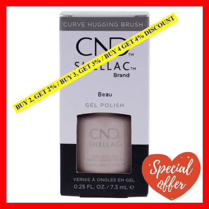 Shellac Nail Color - Beau By Cnd For Women 0.25 Oz Polish