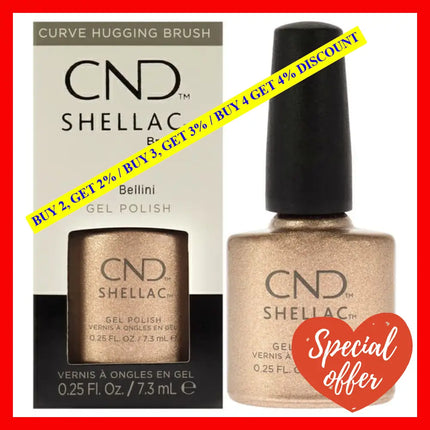 Shellac Nail Color - Bellini By Cnd For Women 0.25 Oz Polish